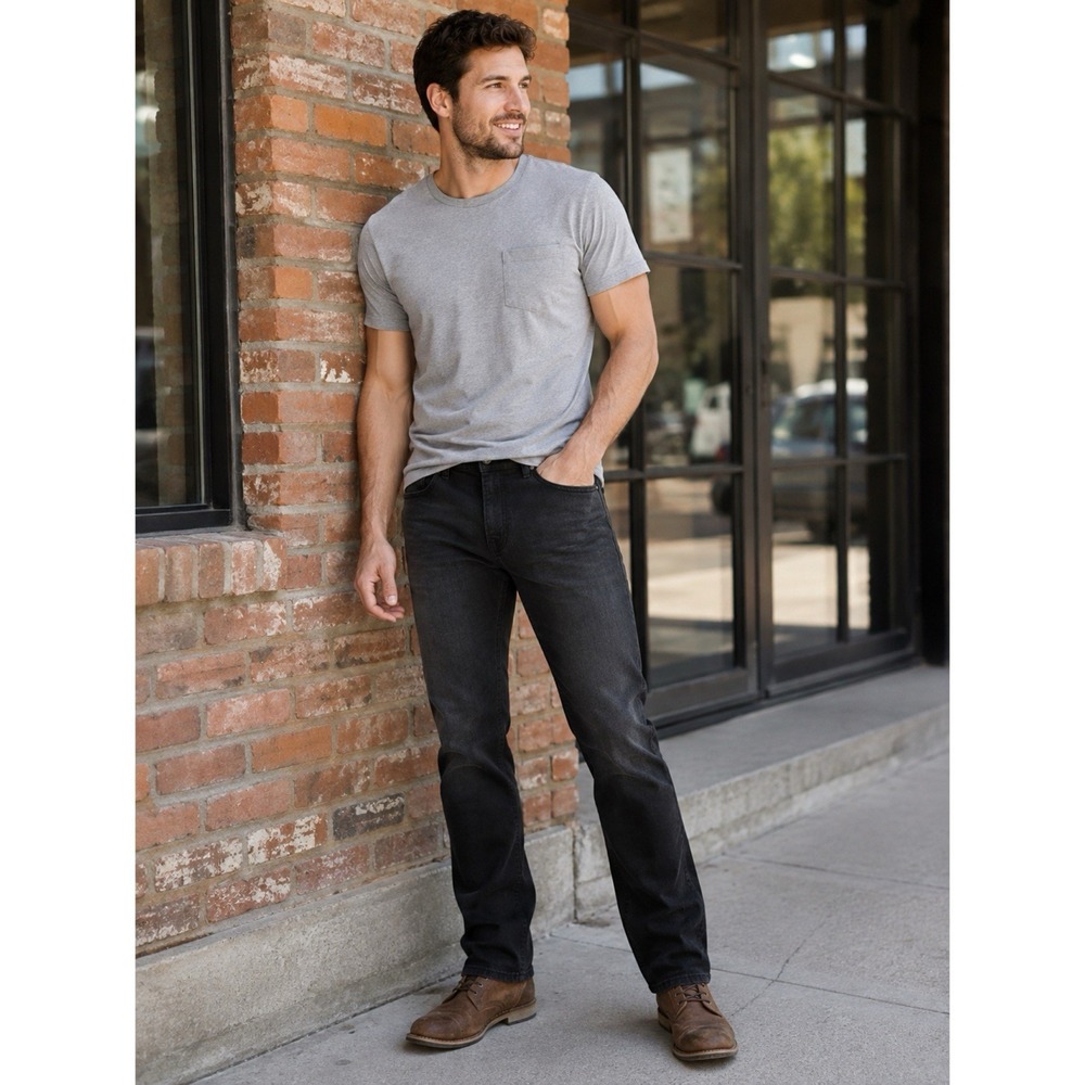 Levi's 511 Men's Jeans 30 Straight Fit Black Stretch Denim 5 Pocket